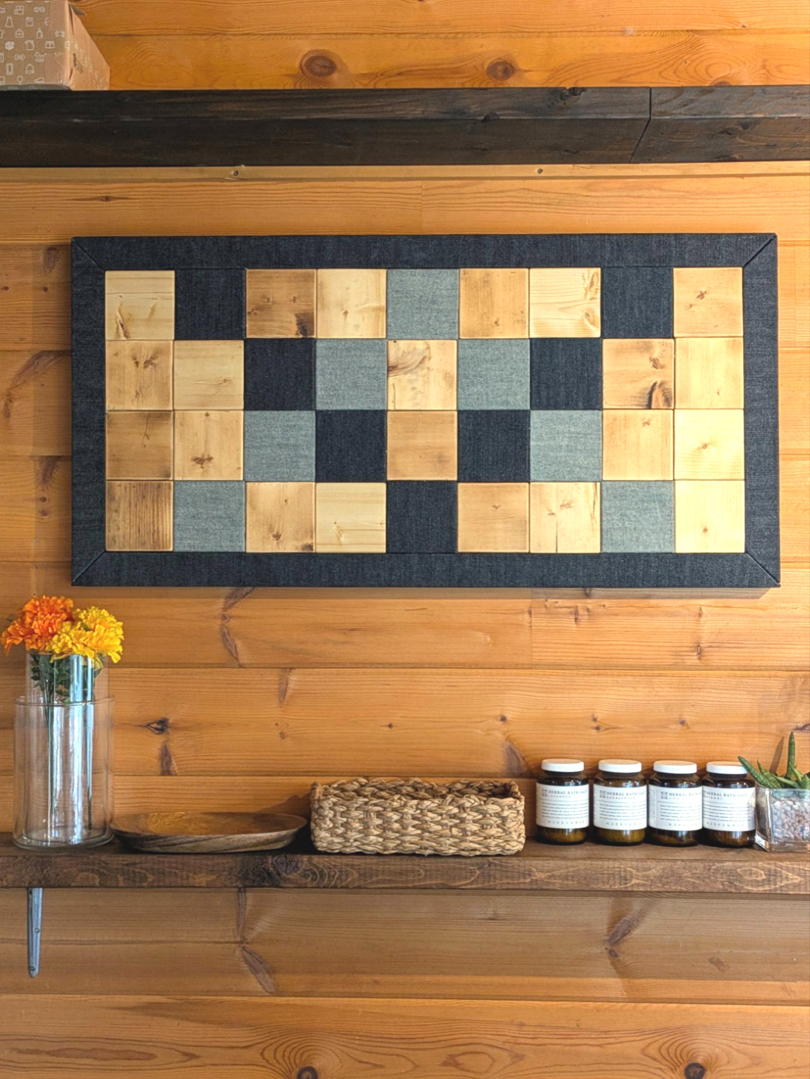 ウッドデニムモザイクアート ウッドデニムモザイクアート その他アート JOES. 通販 18844971