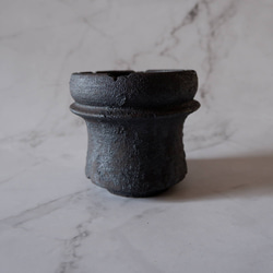 3号窯変黒鉢845　塊根植物　多肉植物　盆栽　植木鉢　作家鉢　鉢皿　沖縄 3枚目の画像