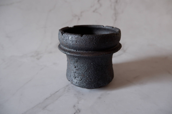 3号窯変黒鉢845　塊根植物　多肉植物　盆栽　植木鉢　作家鉢　鉢皿　沖縄 1枚目の画像