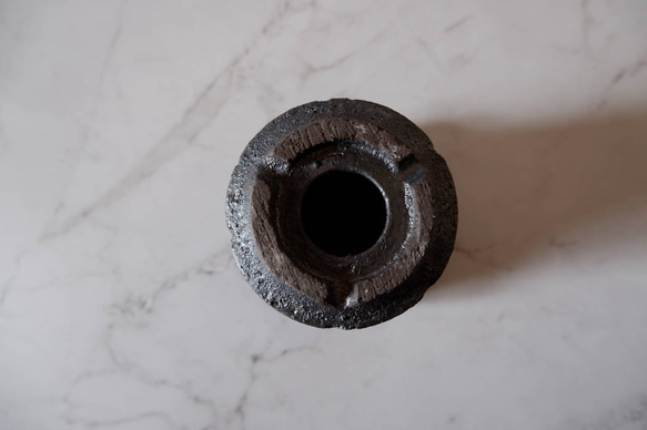 3号窯変黒鉢845　塊根植物　多肉植物　盆栽　植木鉢　作家鉢　鉢皿　沖縄 7枚目の画像