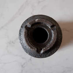 3.5号窯変黒鉢846　塊根植物　多肉植物　盆栽　植木鉢　作家鉢　鉢皿　沖縄 7枚目の画像