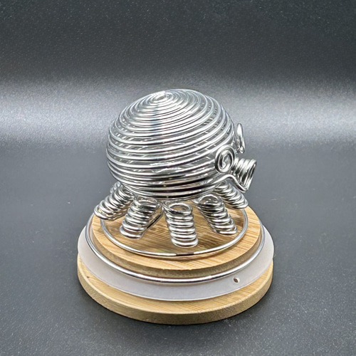 縁起物 たこ ワイヤー アート クラフト 針金一本 保護ケース付き