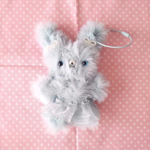 あっとほぉーむカフェ ミニカチューシャキーホルダー フリル 見習い