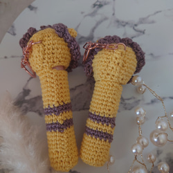 【送料無料】　リップクリームの長さが選べる らいおんちゃんリップケース バックチャーム 2枚目の画像