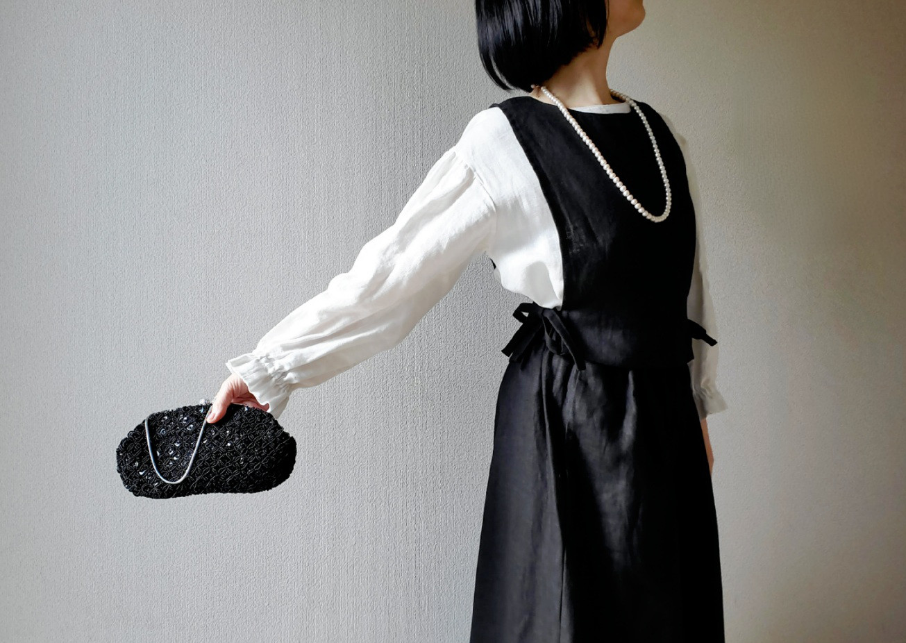 【新作】洗える！一年中着回せるLINEN100 ♡重ねるだけでコーデがきまる大人のベスト♡漆黒フォーマル&セットアップも