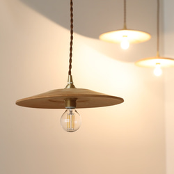 ブロンズグリーン】モルタルシェードのpendant lamp ☆受注生産