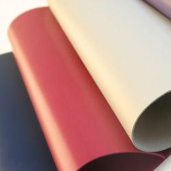 【数量限定】【国産牛革・A4サイズ】スムースレザー 《 京 》オーバーキップ 5枚目の画像