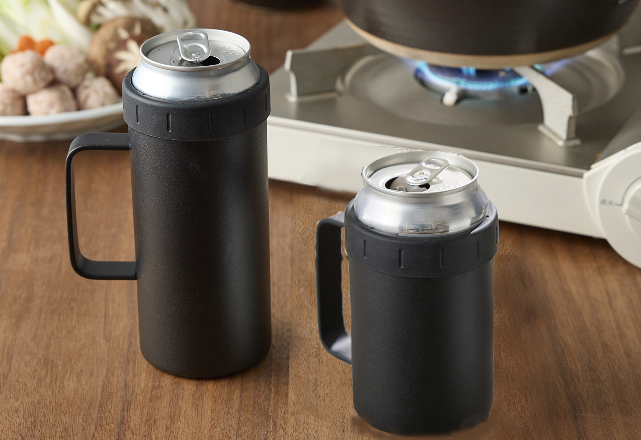 DC-5005B　DAY CAN 　保冷500・350ml缶ホルダーセット　黒