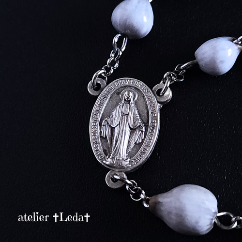 ☆ヨブの涙 ロザリオ☆Job's Tears Rosary マザー・テレサ ☆ヨブの涙 ロザリオ☆Job's Tears Rosary マザー・テレサの