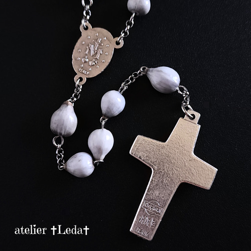 ☆ヨブの涙 ロザリオ☆Job's Tears Rosary マザー・テレサ ☆ヨブの涙 ロザリオ☆Job's Tears Rosary マザー・テレサの