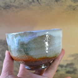 【新着！】三彩釉　一服碗　いっぷく碗　★萩焼　陶器 7枚目の画像