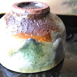 【新着！】三彩釉　一服碗　いっぷく碗　★萩焼　陶器 1枚目の画像