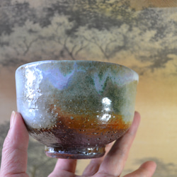 【新着！】三彩釉　一服碗　いっぷく碗　★萩焼　陶器 13枚目の画像