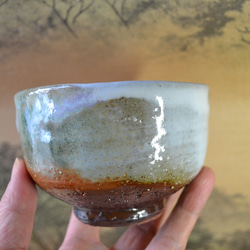 【新着！】三彩釉　一服碗　いっぷく碗　★萩焼　陶器 9枚目の画像