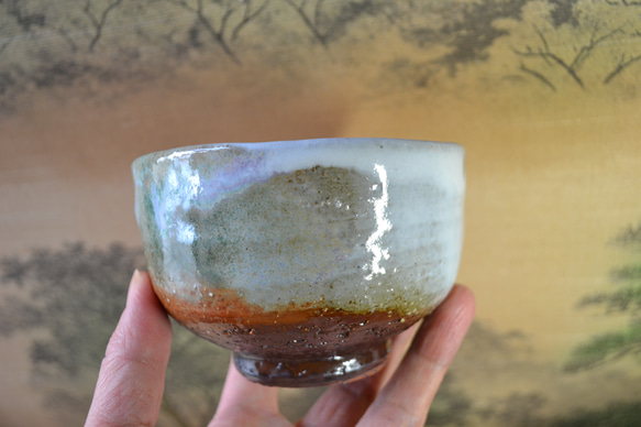 【新着！】三彩釉　一服碗　いっぷく碗　★萩焼　陶器 9枚目の画像