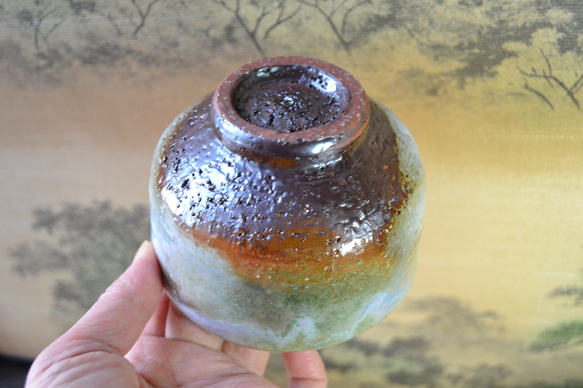 【新着！】三彩釉　一服碗　いっぷく碗　★萩焼　陶器 11枚目の画像