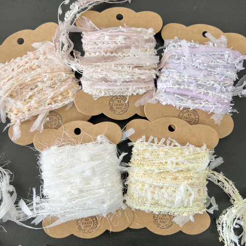 オリジナルチャーム お花 引き揃え糸