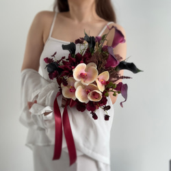 milky color bouquet アーティフィシャルフラワーブーケ milky color bouquet アーティフィシャルフラワーブーケ