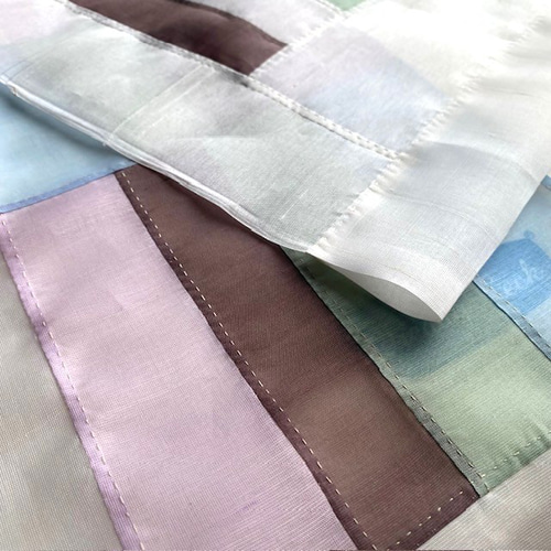 ポジャギ オクサの暖簾 アンティークカラー カーテン Mujige むじげ