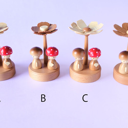 ひな人形　Flower and Mushroom 2枚目の画像