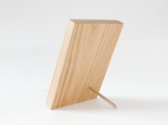 【命名書】無垢の木の命名書 フォトフレーム 写真立て 家紋 節句 13枚目の画像