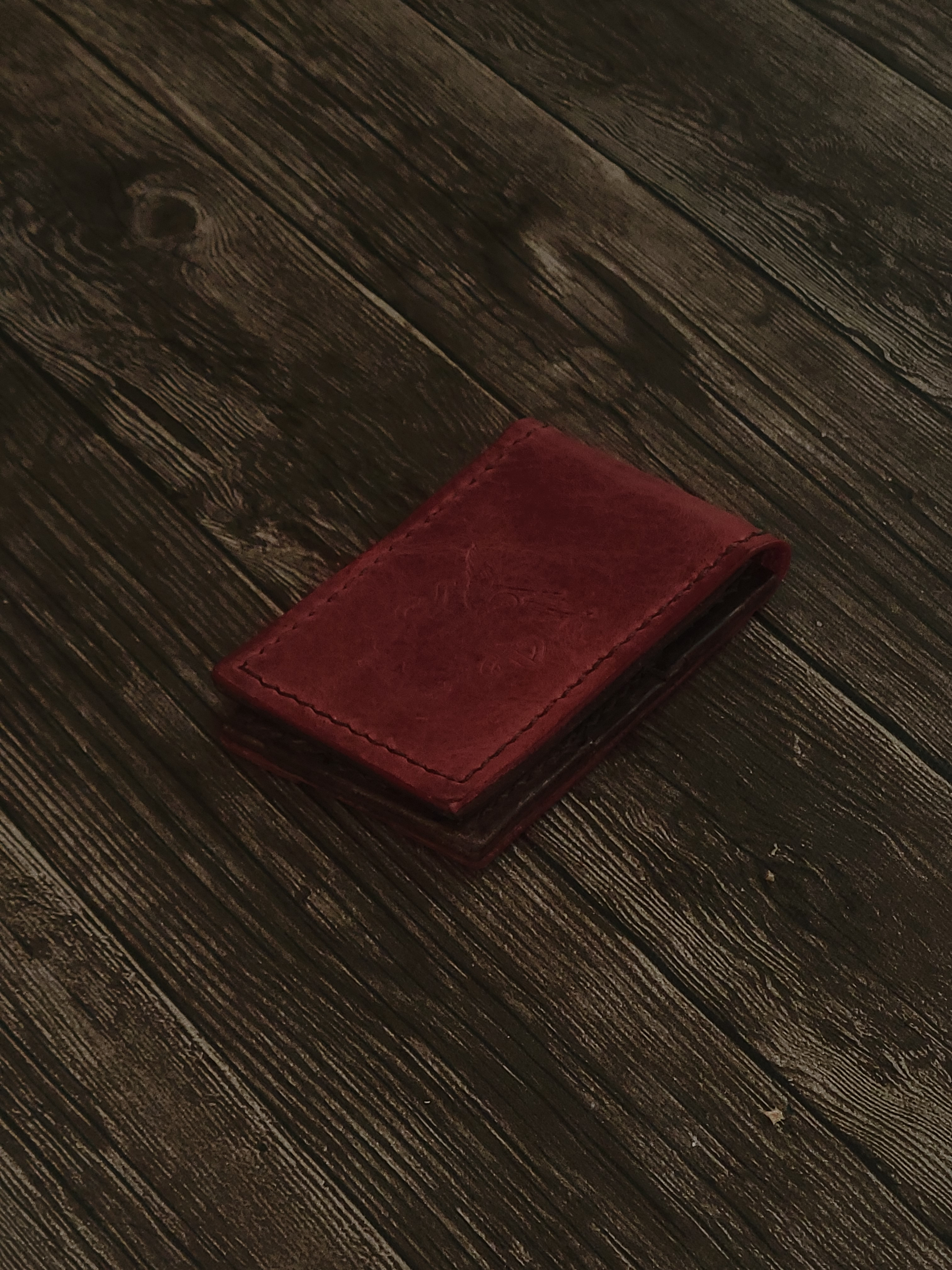 姫路レザー 縦降り カードケース(パスケース)