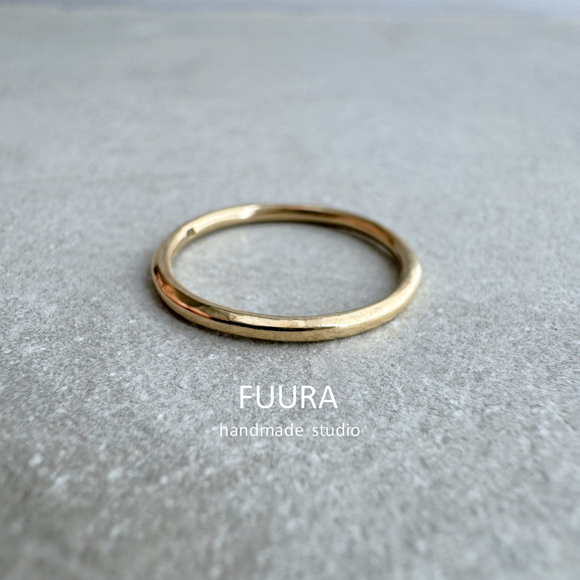 【K18】1.5mm ring /イエローゴールド/指輪/リング/シンプル/マリッジリング