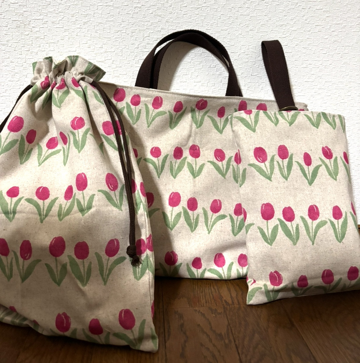 ★入園、入学★レッスンバッグ、お着替え袋、シューズ袋セット