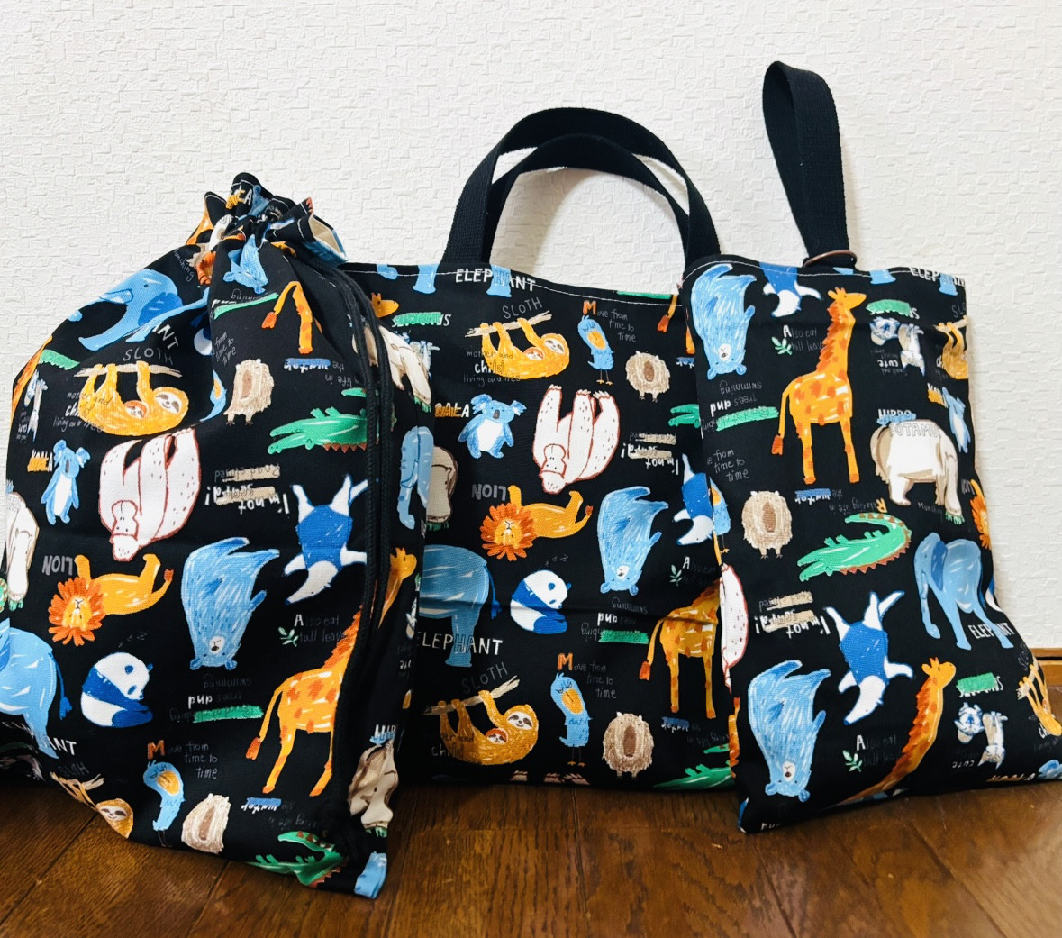 ★入園、入学★レッスンバッグ、お着替え袋、シューズ袋セット