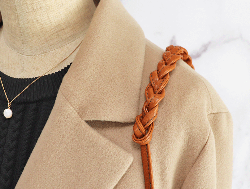 本革 ポシェット Mサイズ(キャメル／オイルレザー)