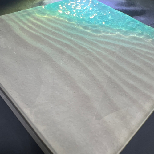 波紋アート】～凪～／砂紋／20cmスクエア／ナチュラルサンド／枠なし