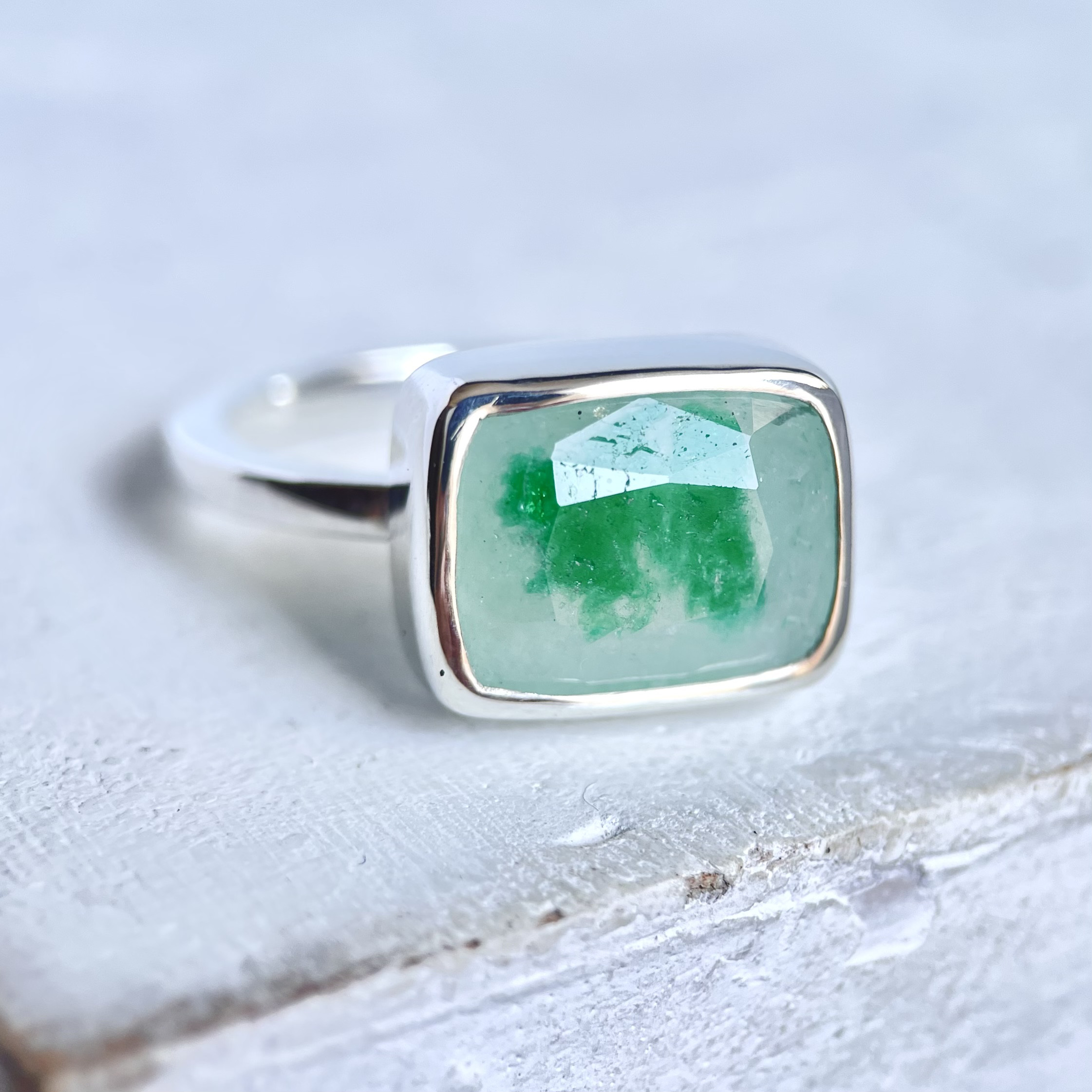 k14gf◇Silver925◇エメラルドリング