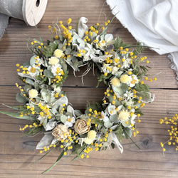 秋色紫陽花のフライングボール＊ゆらゆら癒しの小さな飾り フラワー