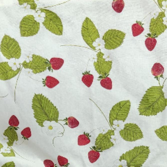 【子供用】エプロン おしゃれ ドレス ワンピース 大人 ギャザー スタイリッシュ 綿麻 ブランド イチゴ ストロベリー