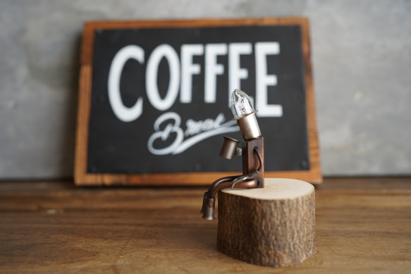 　腰掛けランプマン　「コーヒーブレイク」 1枚目の画像