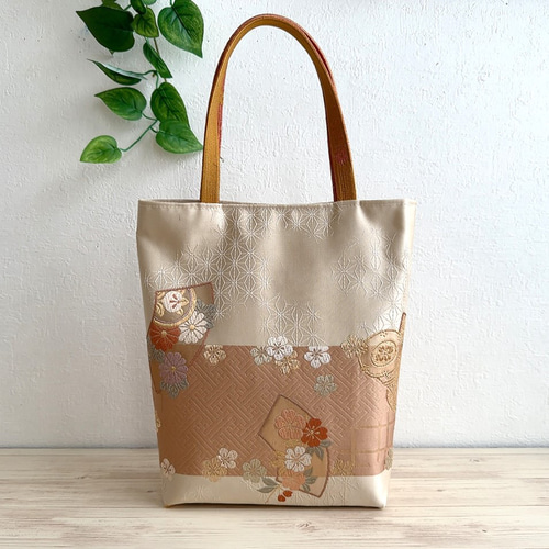 ❤44❤ハンドメイド 帯 リメイク Amazon.co.jp: 帯リメイクハンドメイドおしゃれトートバッグ