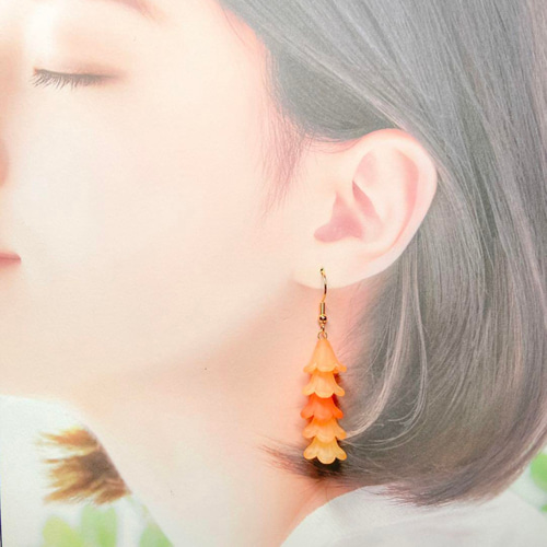 ハワイ プアケニケニ ピアス イヤリング (5連／イヤリング・金属