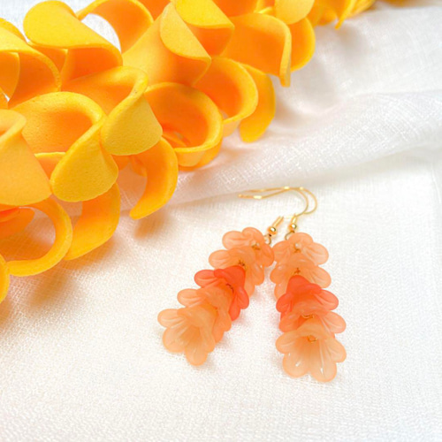 ハワイ プアケニケニ ピアス イヤリング (5連／イヤリング・金属