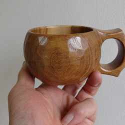 槐(エンジュ)の一木彫りコーヒーカップ マグカップ 良岳 通販 槐(エンジュ)の一木彫りコーヒーカップ マグカップ 良岳 通販