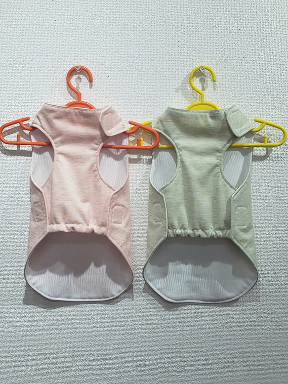 犬服♪着脱簡単な春夏用のタンクトップ(小型犬SS～Sサイズ) 2枚目の画像