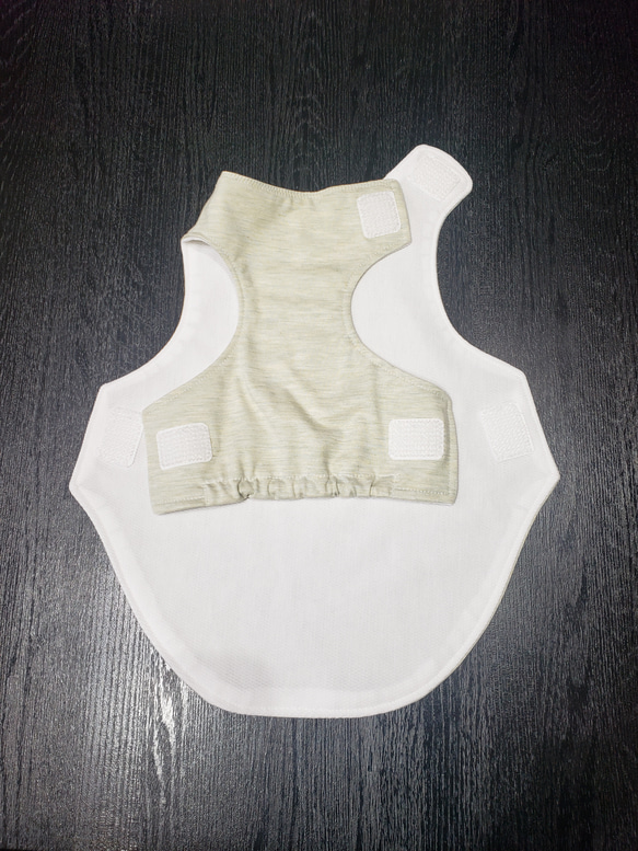 犬服♪着脱簡単な春夏用のタンクトップ(小型犬SS～Sサイズ) 4枚目の画像