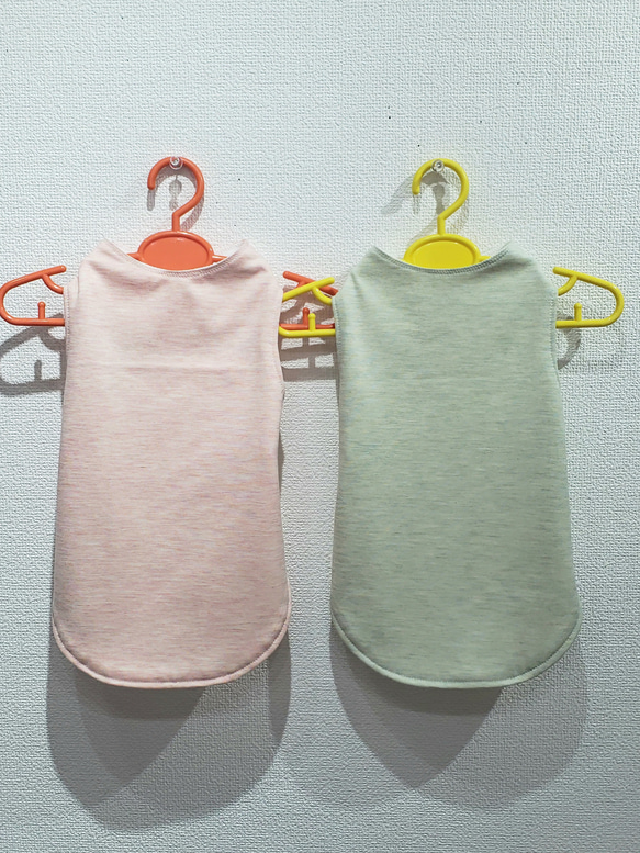 犬服♪着脱簡単な春夏用のタンクトップ(小型犬SS～Sサイズ) 1枚目の画像