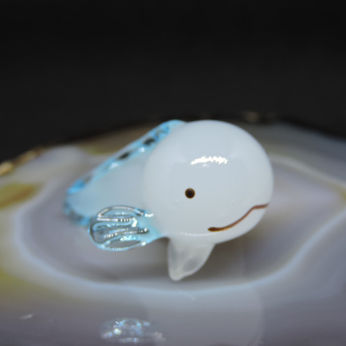 ガラスの深海生物・ちっこいシンカイクサウオ 6匹目 その他置物