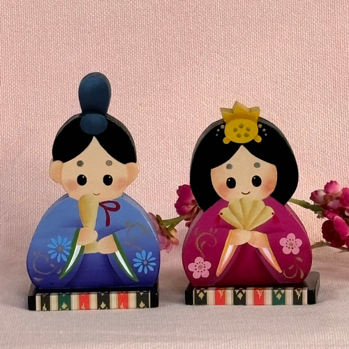 新作】可愛い お雛様の春インテリアセット【雛人形】【桃の節句