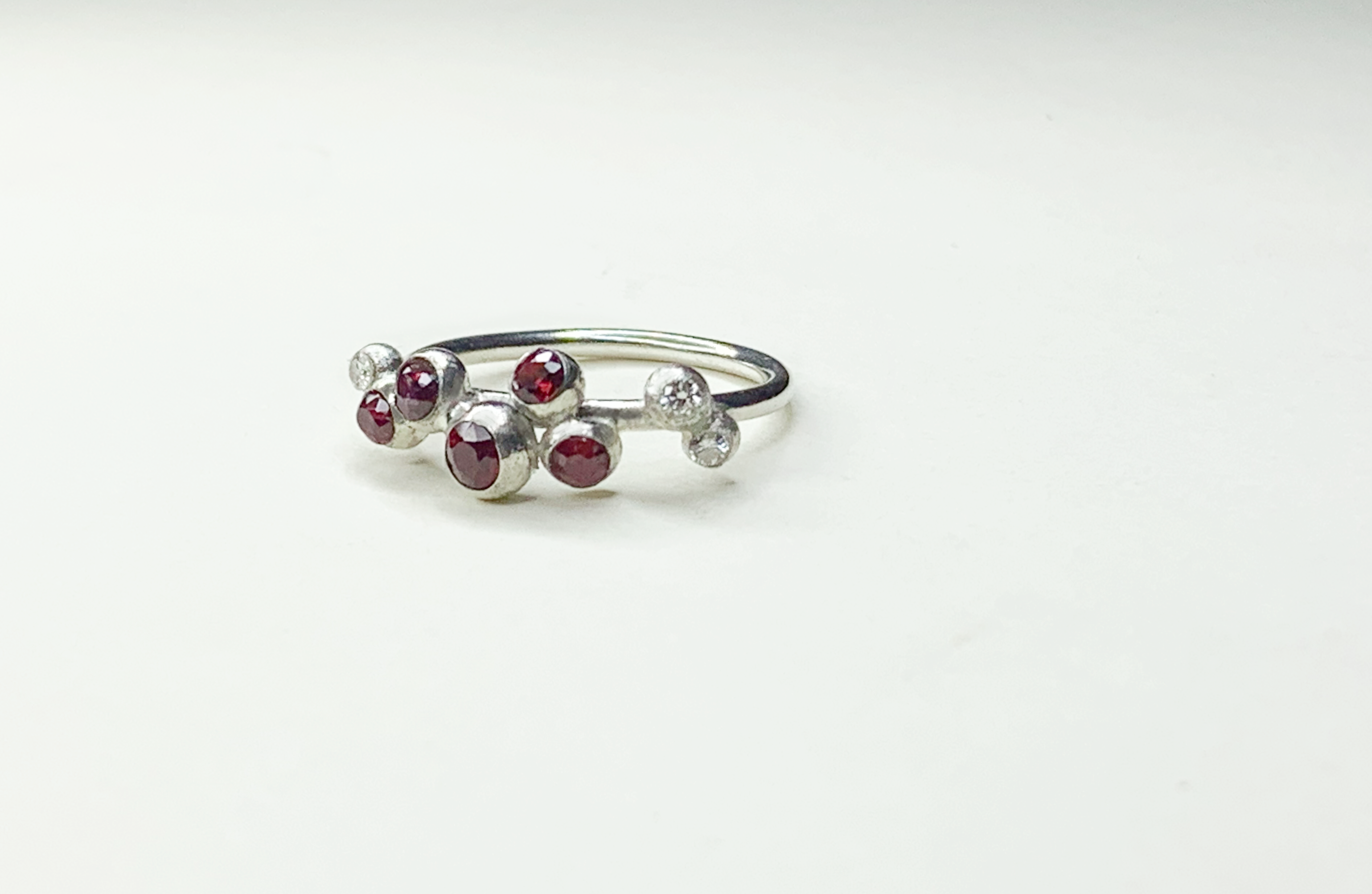 一点もの Bunch of Spinel リング No.2/ 受注制作