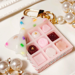 くまさんのチョコレートボックス◇シャカシャカキーホルダー