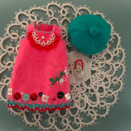 レトロリカちゃん（復刻版初代リカちゃん)用 お洋服 アウトフィット