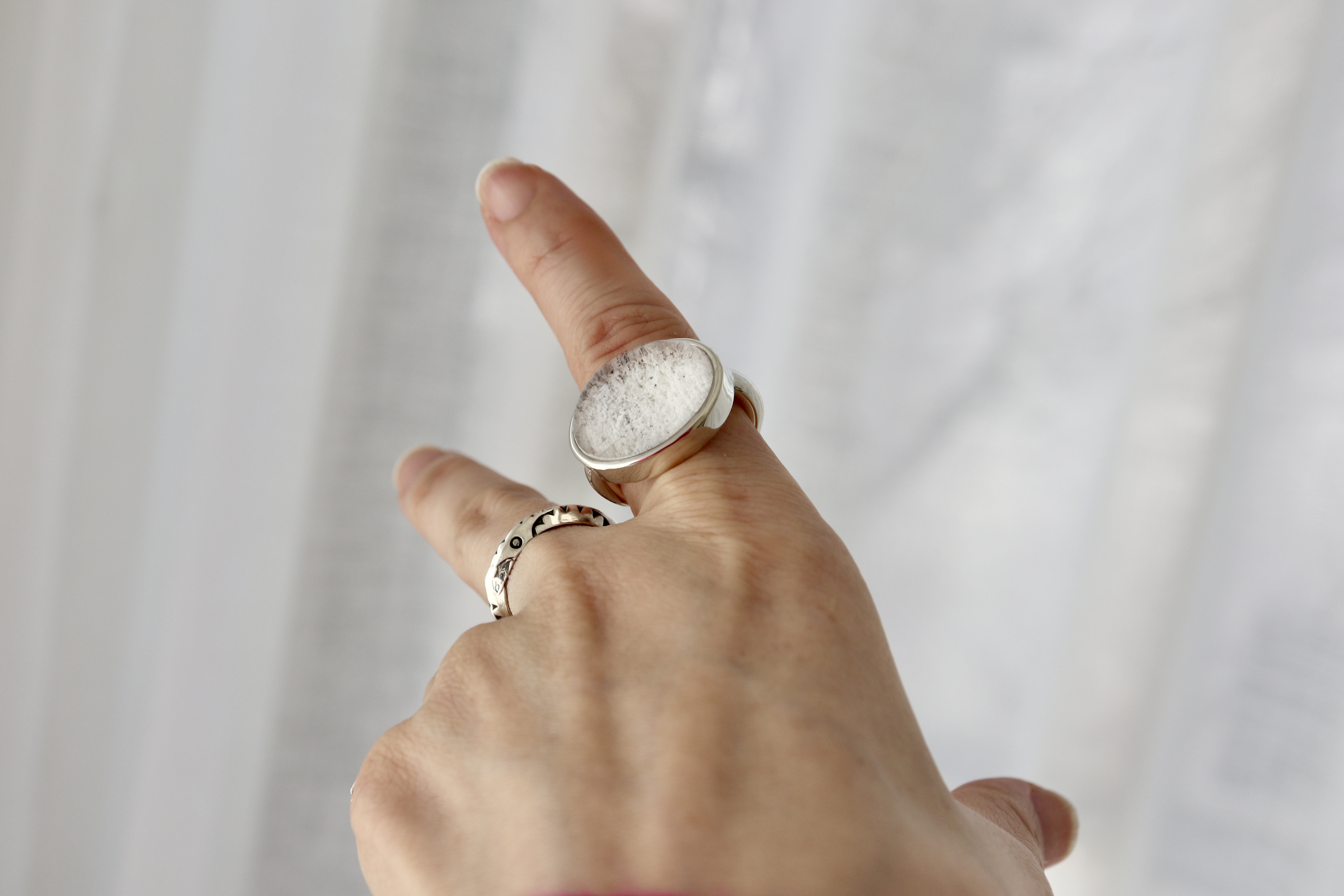 [earth garden quartz]ring
