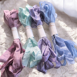 6色○各1.5M くしゅくしゅリボン 雑貨・その他 アンティーク□Nstyle