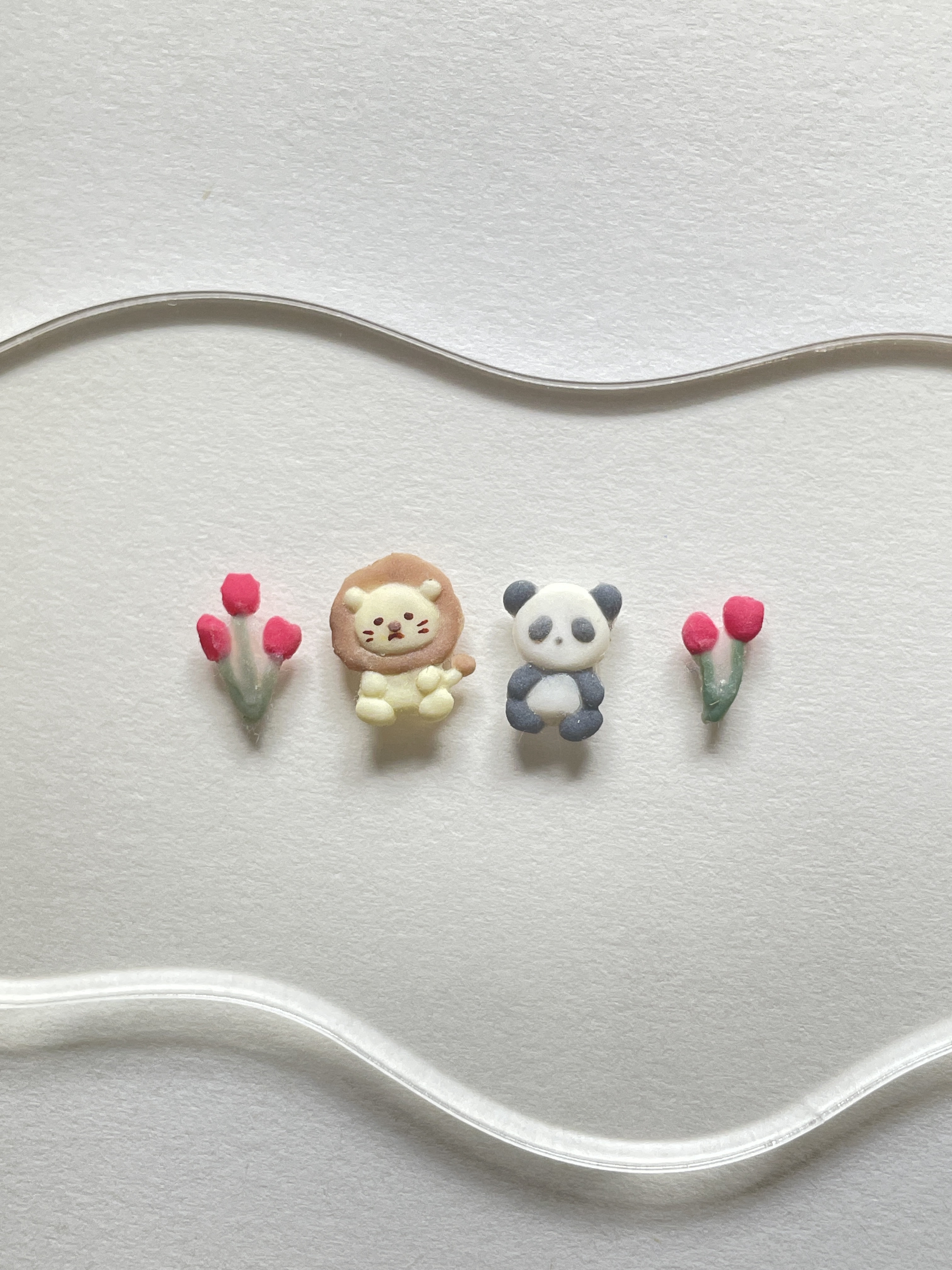3dネイルパーツ ネイル ネイルパーツ ジェルネイル ミニチュア デコパーツ 選べる/ゆるかわ動物達3Dネイルパーツ/デコパーツ ネイルチップ（つけ
